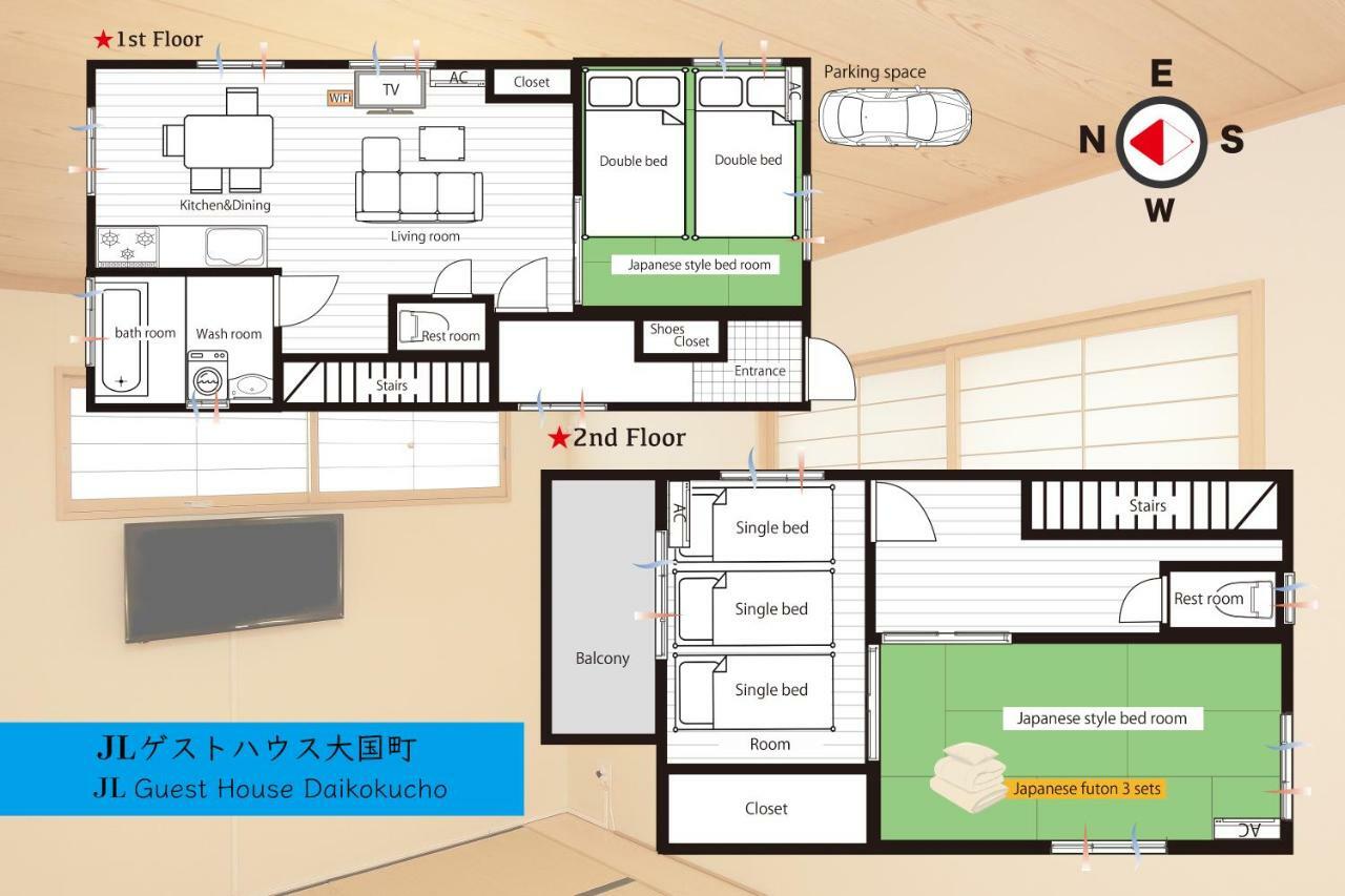 Jl Guesthouse Daikokucho Οσάκα Εξωτερικό φωτογραφία